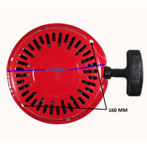 ScootsUSA Select - Pull Starter for Coleman KT196, Honda Type GX160 -GX200 and Other 5.5HP (163cc) - 6.5HP (212cc) Motors Used on Generators, GoKarts, Minibikes, Power Equipment Bolts Ctr to Ctr