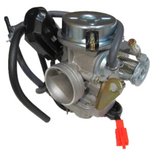 ScootsUSA Select - Runtong Cvk PD24J Carburetor Intake OD 32mm Air Box OD 42mm for Most GY6 125, 150, 180cc ATV, GoKarts, Motorcycles, Scooters