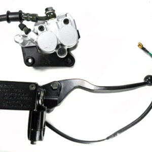 ScootsUSA Select - Front Brake Assembly for Tao Tao CY50A (VIP50), CY150 (Powermax) & Others Brake Line 39" Caliper Bolts C/c 68mm Caliper L 104mm W 88mm