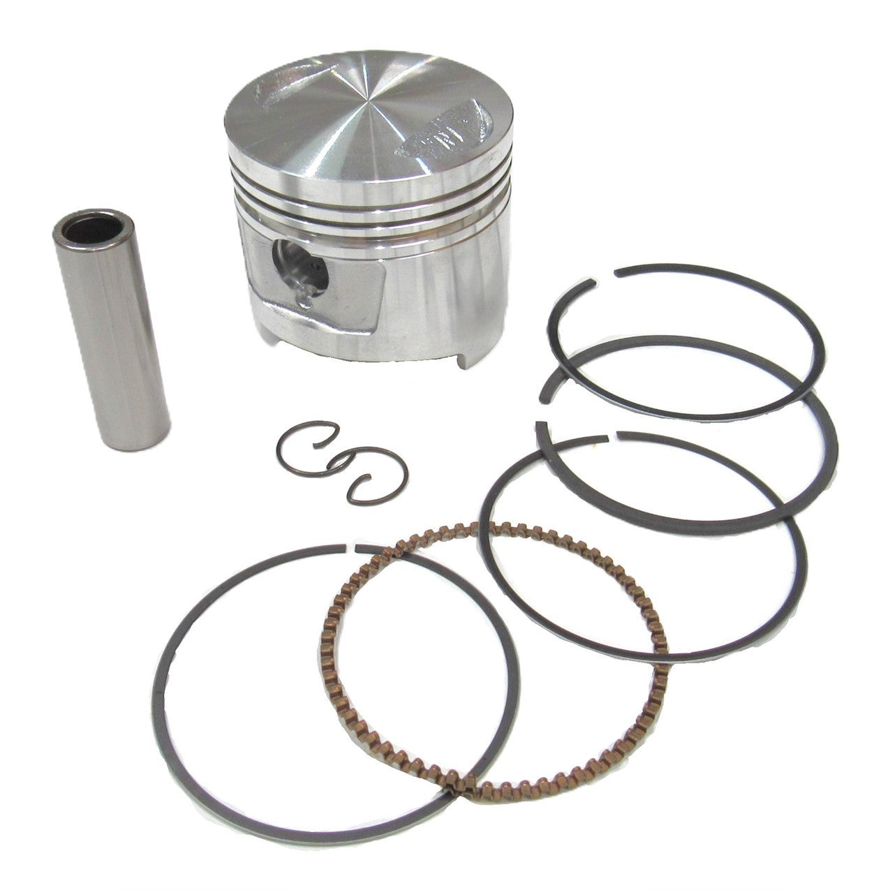 ScootsUSA Select - Piston Kit 150cc 4-Stroke Cg 150 B 62mm Pin 15 H 52.50 Ctr Pin to Top 24.5 CG150 ATVs, Dirtbikes