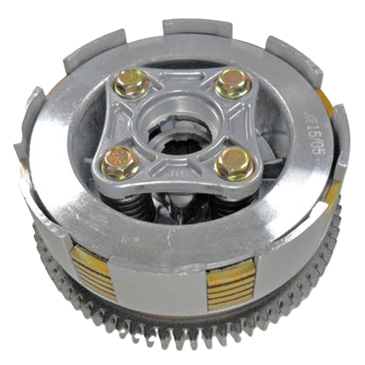 ScootsUSA Select - Clutch Pack CG125 ATV, Dirtbike, GoKart 5 Plate 4 Bolt 6 Splines 72th Gear
