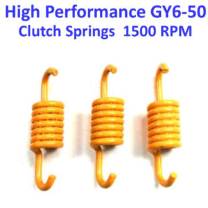 ScootsUSA Select - Clutch Spring Set High Performance Yellow +1500 Rpm GY6-50 QMB139 49cc Chinese Scooter Motors