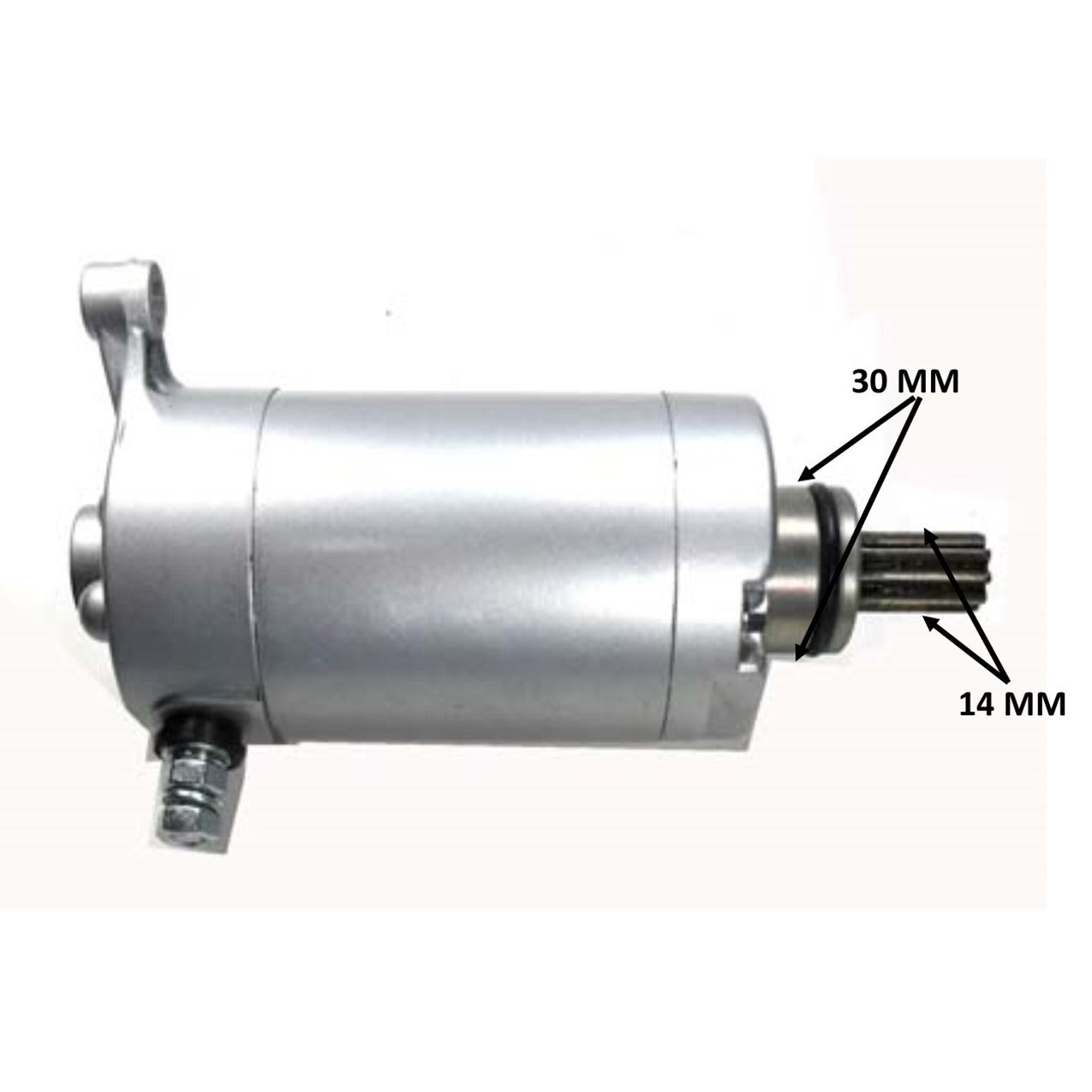 ScootsUSA Select - Starter 150-250cc Cg Type ATV, Dirtbike, GoKart, Scooter, Shaft OD 14 Splines 9 Flange 30 Bolts C/c 57 - Image 2