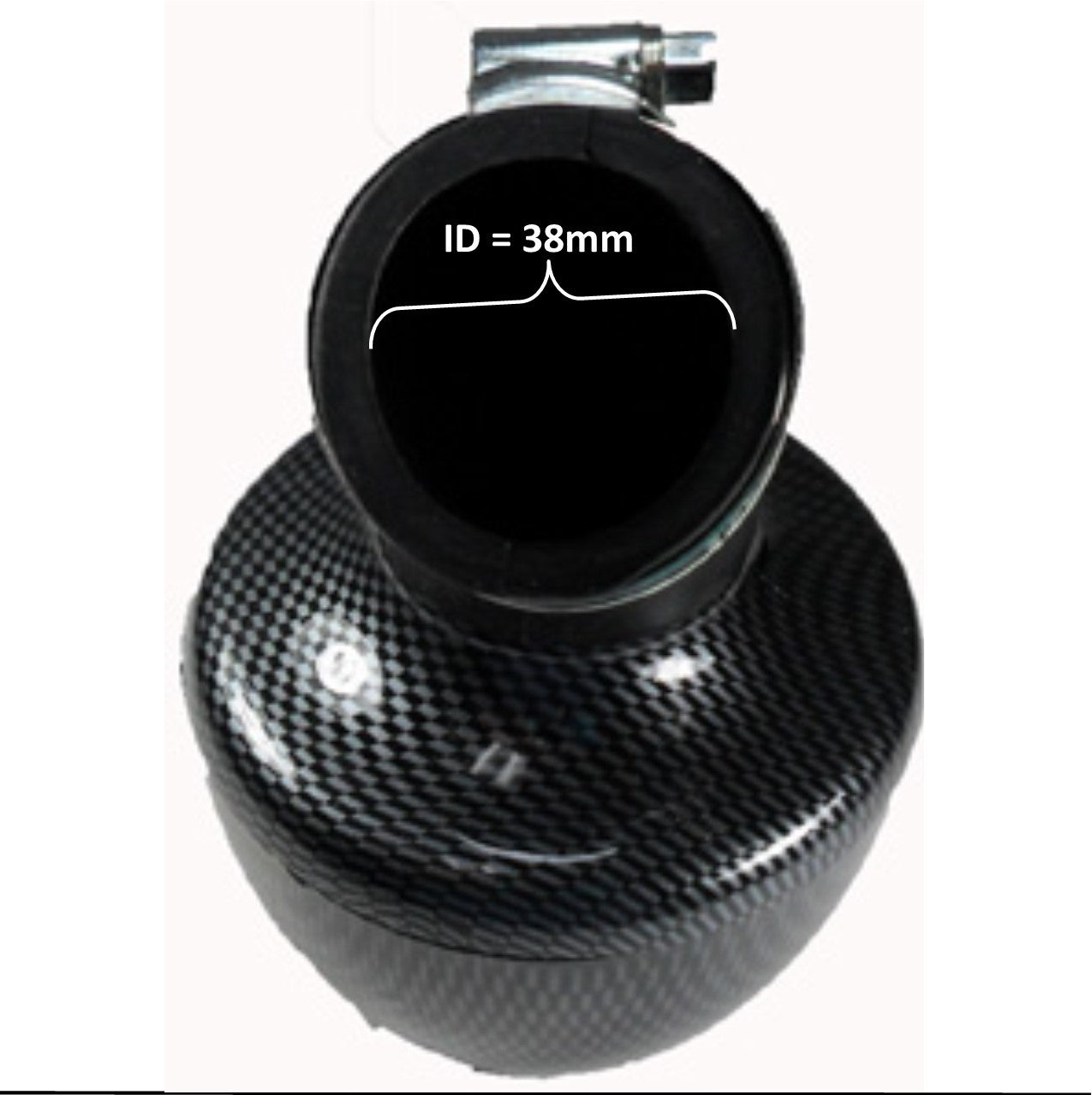 ScootsUSA Select - High Performance Carbon Graphite Air Filter ID 38mm for 49cc Scooters with PD18J Carburetors - Image 4