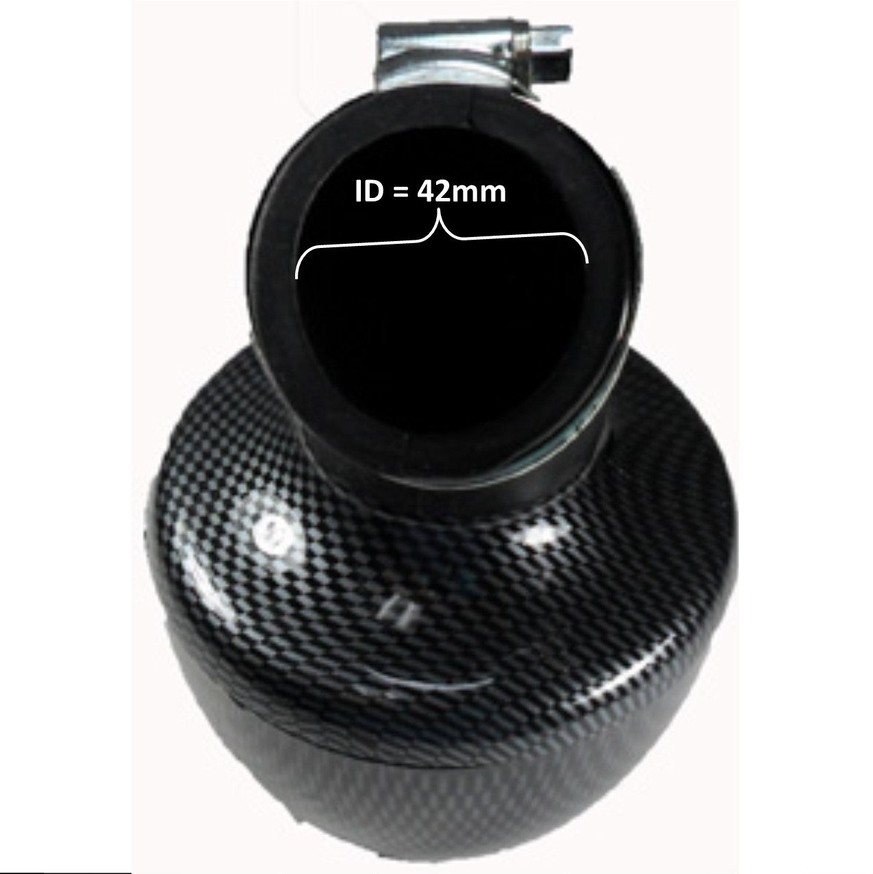 ScootsUSA Select - High Performance Carbon Graphite Air Filter ID 42mm for 125-150cc ATV, GoKarts, Scooters with PD24J Carburetors - Image 4