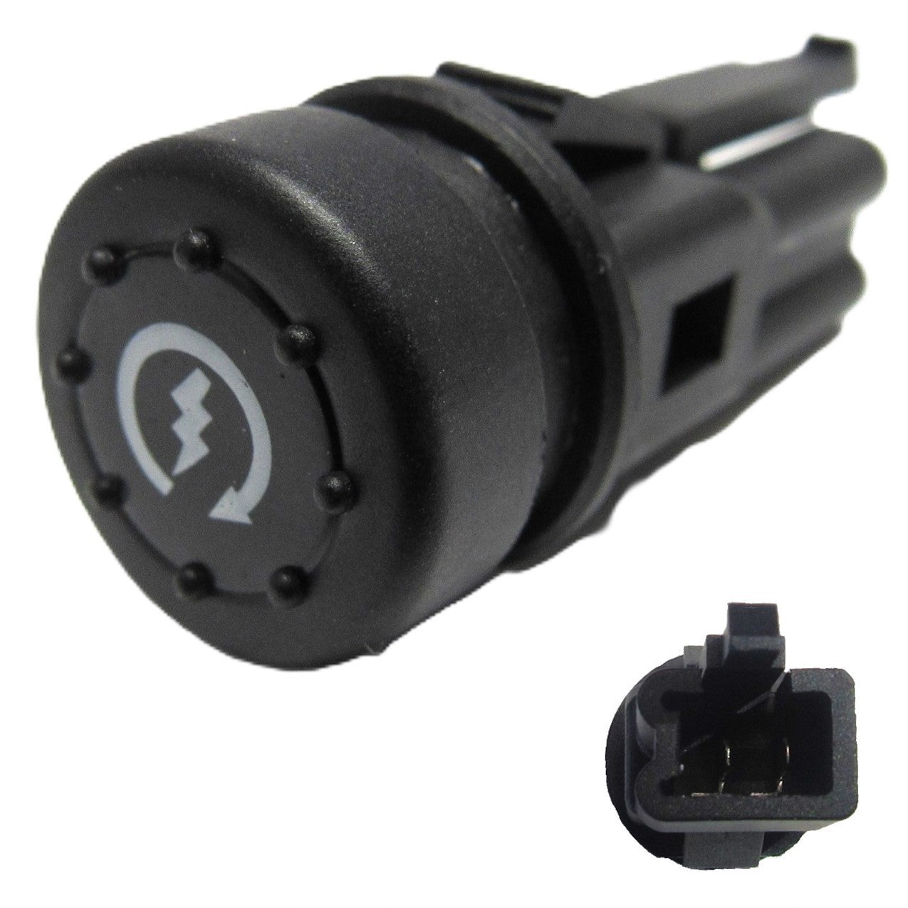 ScootsUSA Select - Kill Switch for American Sportsworks, Hammerhead, and Trailmaster GoKarts 2 Pins in 2 Pin Female Jack OD 17 L 39