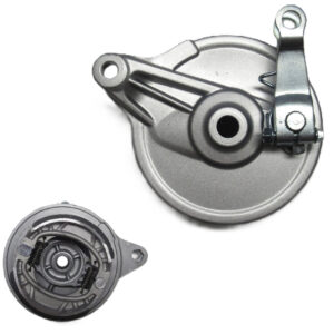 ScootsUSA Select - Rear Brake Panel OD 135mm,Shaft ID 16mm Includes Brake Shoes 105x25