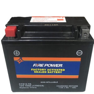 ScootsUSA Select - CTX12 FAFire Power Battery L 5 3/4" W 3 1/4" H 5"