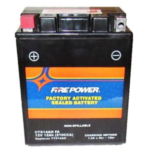 ScootsUSA Select - CTX14AH Fa Fire Power Battery L 5 1/4" W 3 3/8" H 6 1/2"