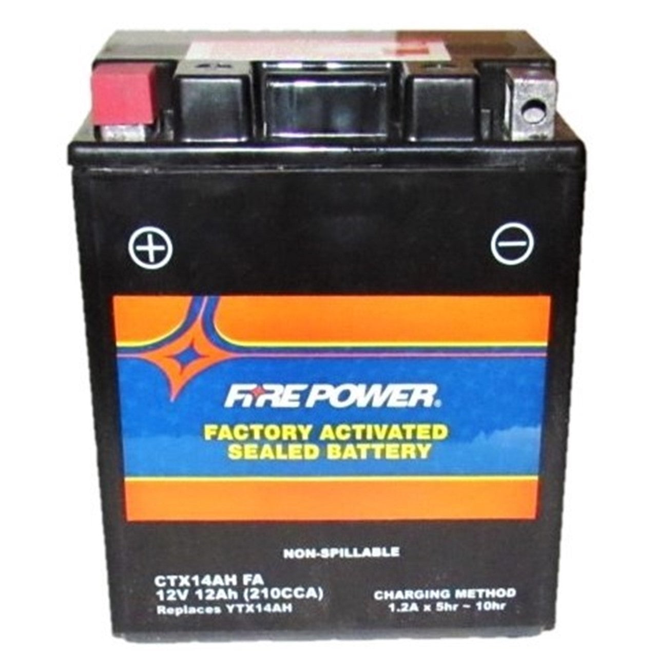 ScootsUSA Select - CTX14AH Fa Fire Power Battery L 5 1/4" W 3 3/8" H 6 1/2"