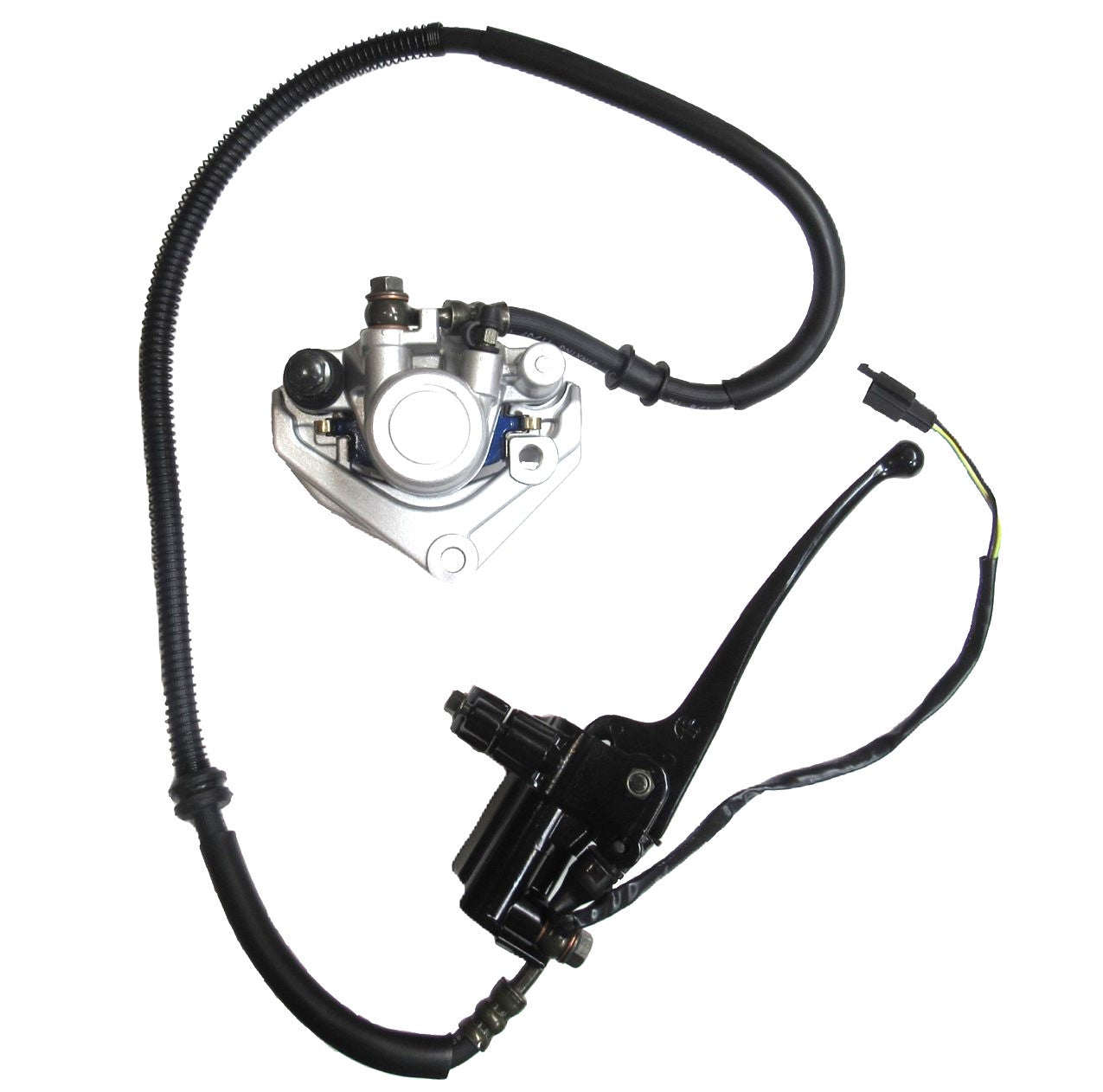 ScootsUSA Select - Front Brake Assembly Brake Line 34" Caliper Bolts C/c 48mm for Many Chinese Scooters - Image 2