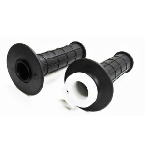 ScootsUSA Select - Dirt Bike Grip Set with Throttle Tube for 7/8" Bars for Most 49-250cc Dirt Bikes