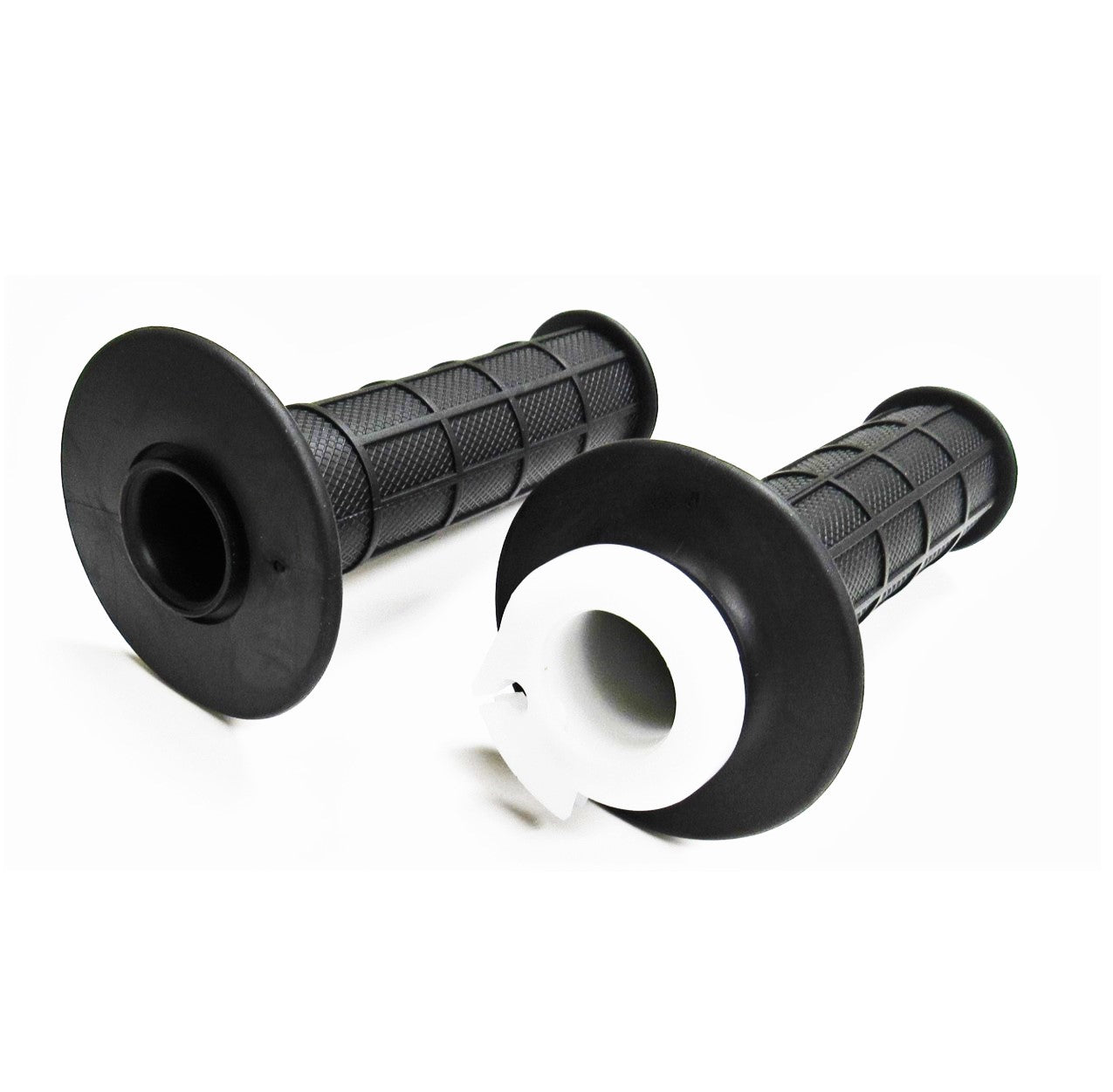 ScootsUSA Select - Dirt Bike Grip Set with Throttle Tube for 7/8" Bars for Most 49-250cc Dirt Bikes