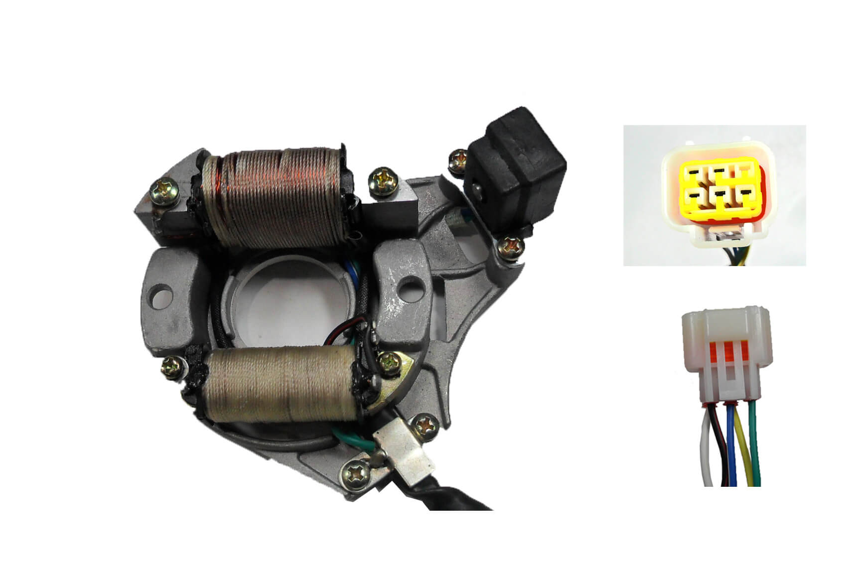 ScootsUSA Select - Stator 2 Coils 5 Pin in 6 Pin FM Jack