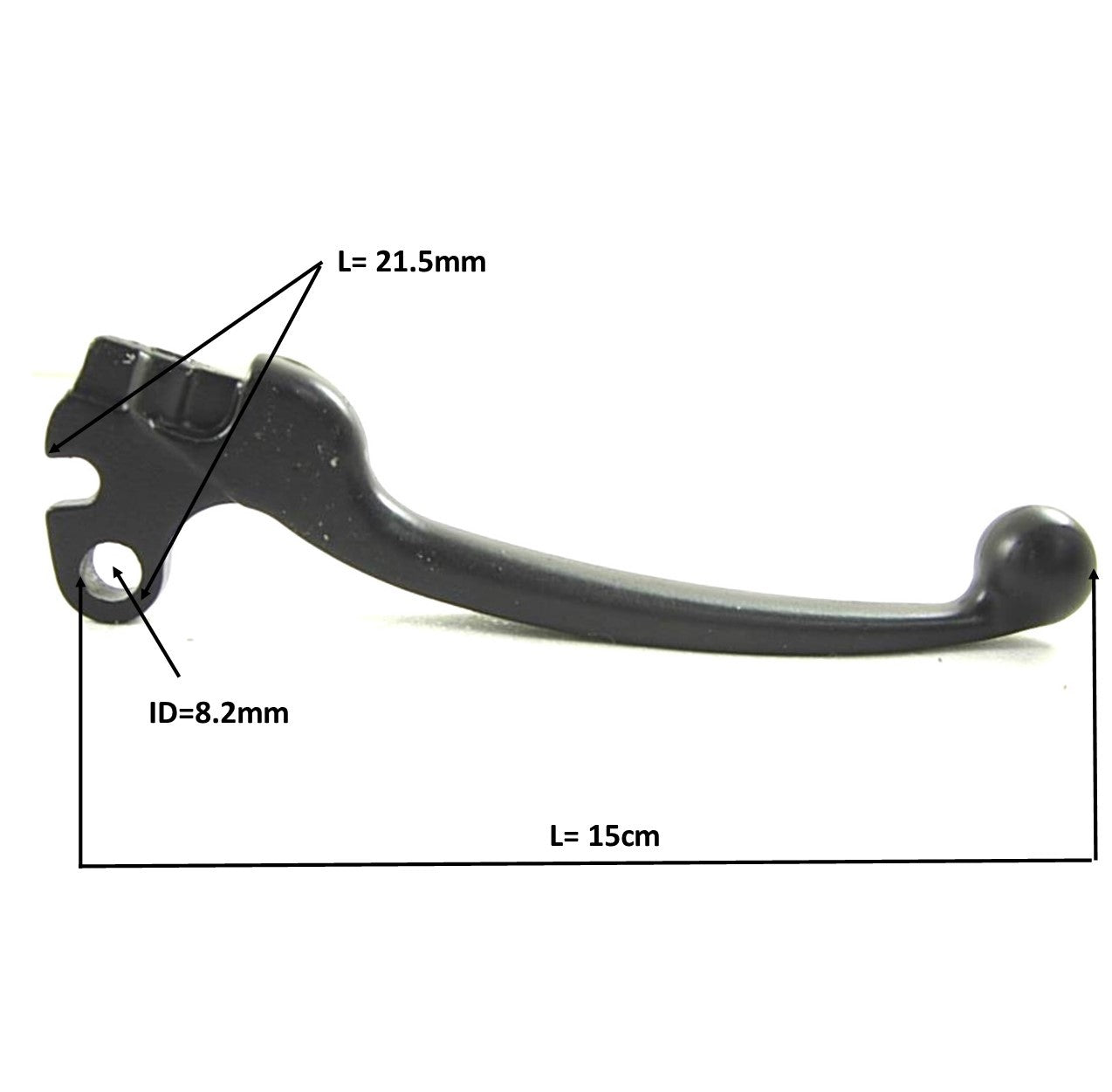 ScootsUSA Select - Brake Lever (Right Hand) L 14cm W 12mm, You Must Reuse Your Double Barrel Cable Holder