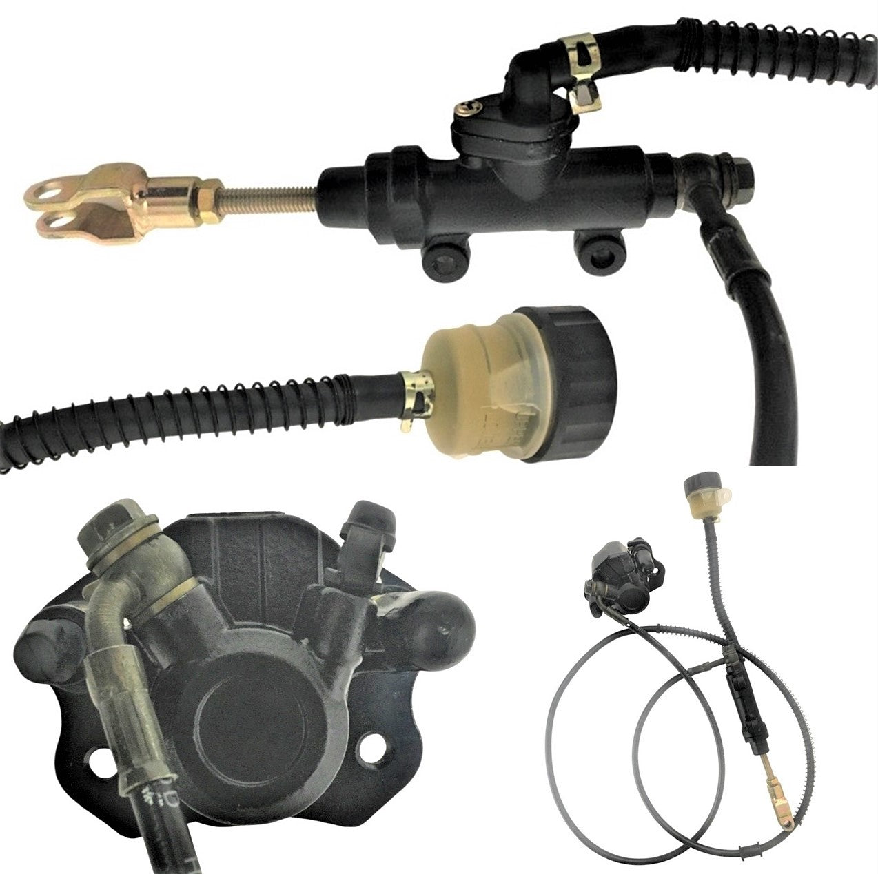 ScootsUSA Select - Brake Assembly for Coleman CK100, Motovox, GK80 & Other Small Go Karts