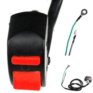 ScootsUSA Select - Kill Switch 2 Wire Black Wire 38" with Male Bullet Green 40" with Screw Tab