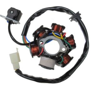 ScootsUSA Select - Stator 6 Coils 5 Pin in 6 Pin FM for Tao Tao Hellcat 125 OD 83 ID 29 C/c 41