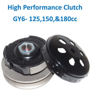 ScootsUSA Select - High Performance Clutch GY6-125,150,180 for Scooters, ATVs, GoKarts. Great Off the Line Performance. Splines 19