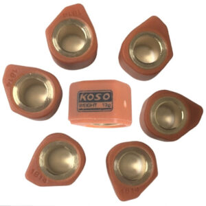 ScootsUSA Select - 18X14 (13G) High Performance Clutch Sliders Set for GY6-125,150-180cc Scooters, ATVs,GoKarts