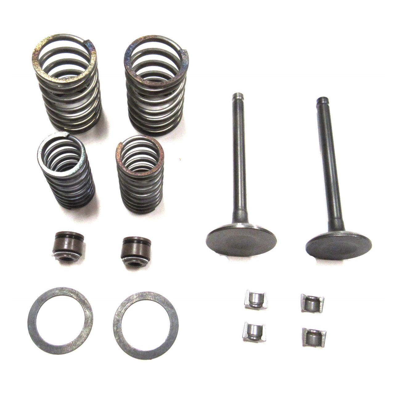 ScootsUSA Select - GY6-150 Valve Set Includes 2 Valves, 2 Springs, Seals & Retainer Clips