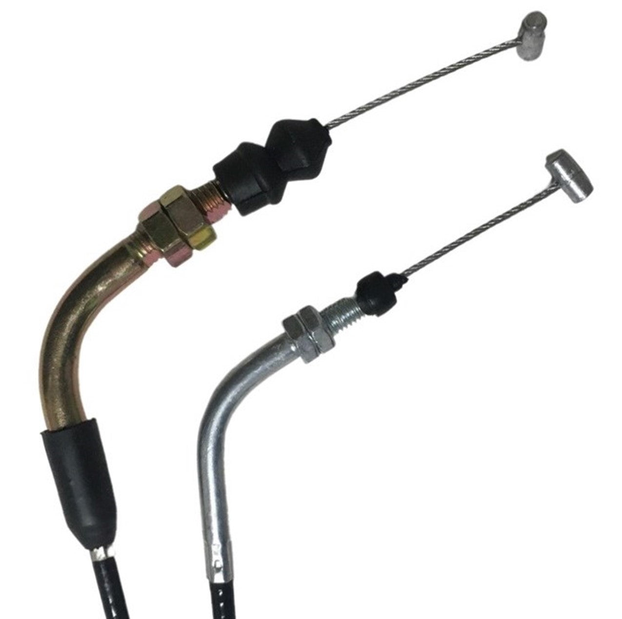 ScootsUSA Select - Throttle Cable Out 40"/Inner Wire 44.25" for ATVs, Dirtbikes, Go Karts