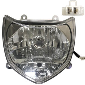 ScootsUSA Select - Headlight AssyFits Alpha Sports Revo 90 & Cobra Tx 220 with Bulb and Buld Holder