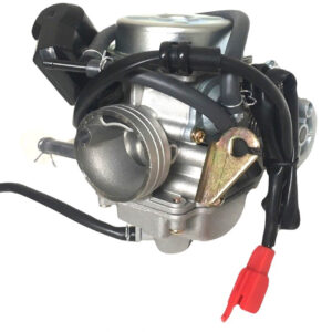 ScootsUSA Select - High Performance PD24J Carburetor Intake OD 32mm ID 26mm - 8% Larger Than Standard. Air Box OD 42mm for Most GY6 125, 150, 180cc ATV, Go Karts, Motorcycles, Scooters