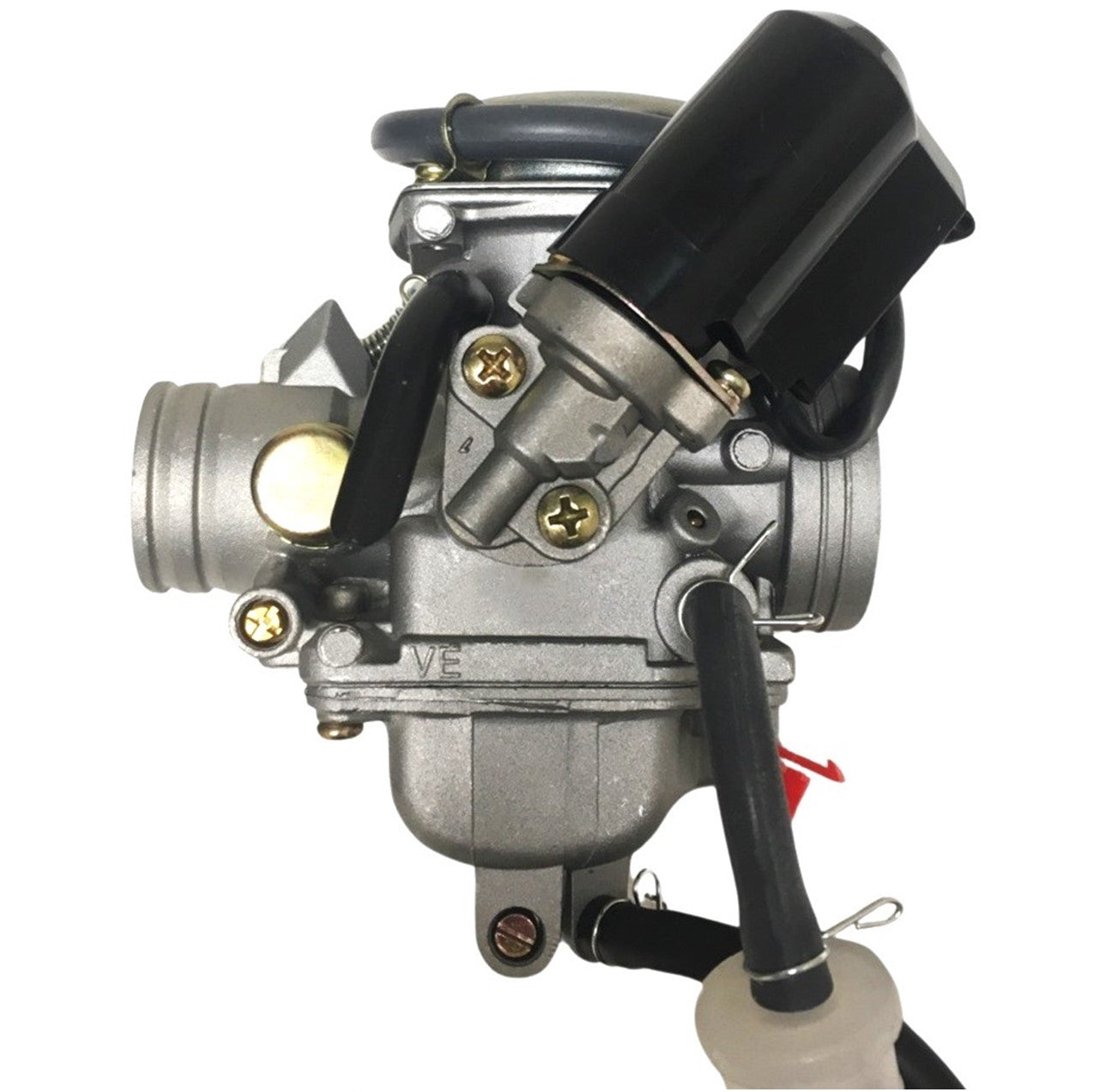 ScootsUSA Select - High Performance PD24J Carburetor Intake OD 32mm ID 26mm - 8% Larger Than Standard. Air Box OD 42mm for Most GY6 125, 150, 180cc ATV, Go Karts, Motorcycles, Scooters - Image 2