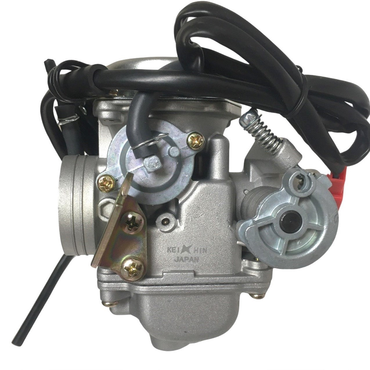 ScootsUSA Select - High Performance PD24J Carburetor Intake OD 32mm ID 26mm - 8% Larger Than Standard. Air Box OD 42mm for Most GY6 125, 150, 180cc ATV, Go Karts, Motorcycles, Scooters - Image 4