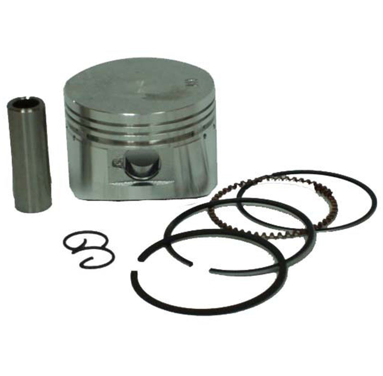 ScootsUSA Select - Piston Kit 125cc 4-Stroke B 54 Pin 13 H 37mm Ctr Pin to Top 18.9mm Chinese ATVS