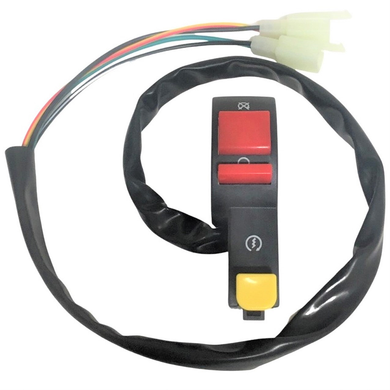 ScootsUSA Select - Kill Switch with Electric Start Button 2 Wire Female Jack + 2 Wire Female Jack for Many Dirt Bikes and ATV's - Image 3