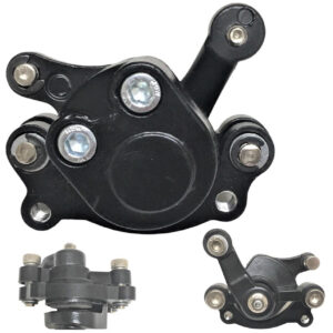 ScootsUSA Select - Manual Brake Caliper with Brake Pads - for Many Minibikes and Go Karts Bolts C/c 51mm