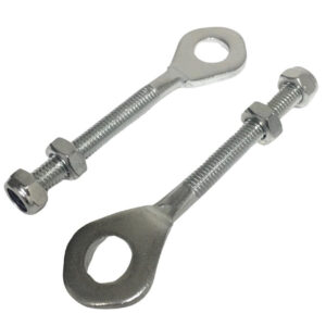 ScootsUSA Select - Chain Adjusters for Many ATV's & DirtBikes (Per Pair) L 4in ID 13mm Rod OD 7.5mm
