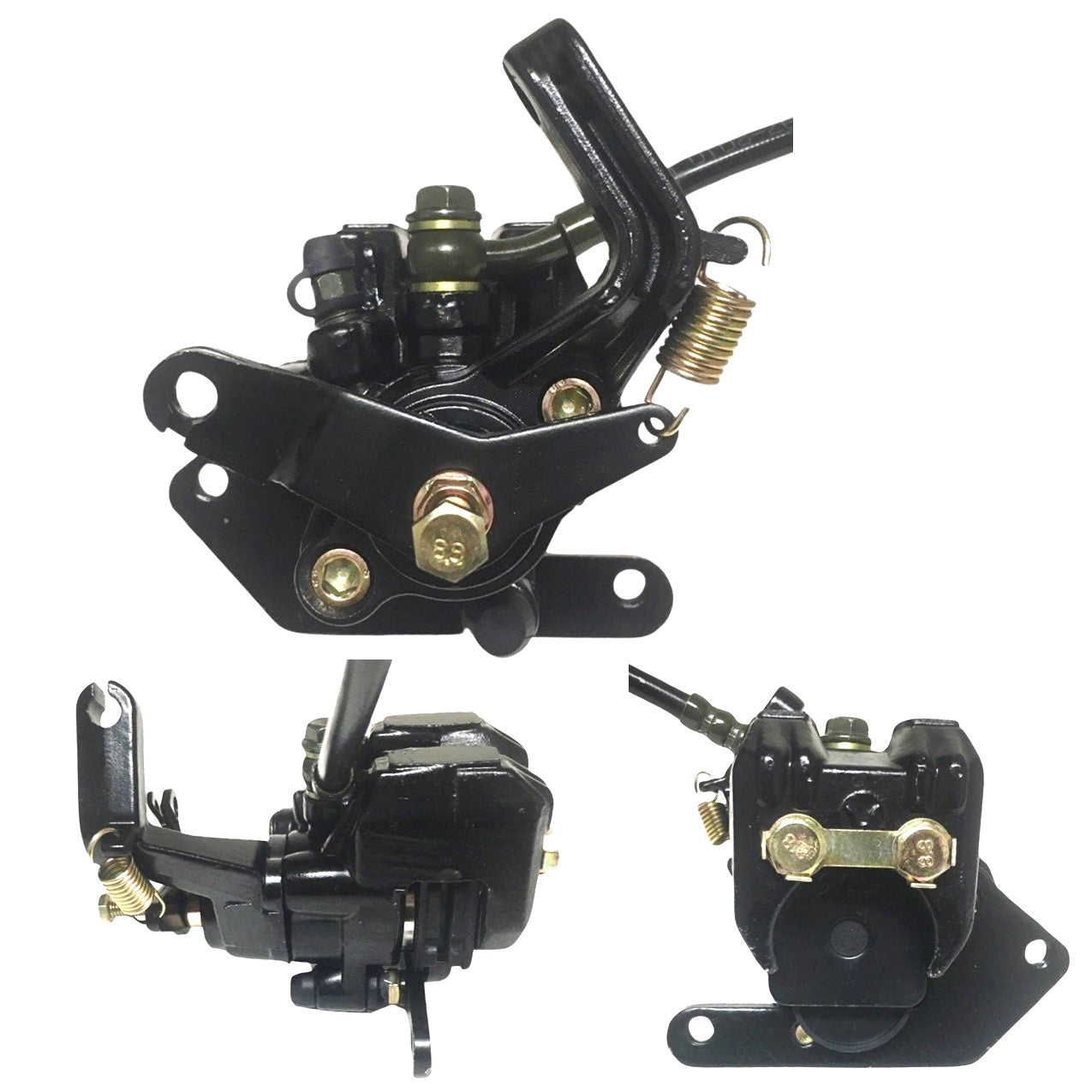 ScootsUSA Select - Complete Go Kart Brake Assembly for Many Go Karts Caliper #1 Bolts C/c 63mm, Line L 28in, Caliper #2 Bolts C/c 63mm, Line L 43in, #3 96mm, 78in, Master Cylinder 60mm - Image 6
