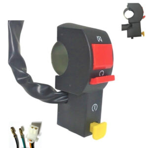 ScootsUSA Select - Start Kill on Off Switch2 Pin Female Jack + 2 Wires for Many ATVS & DirtBikes
