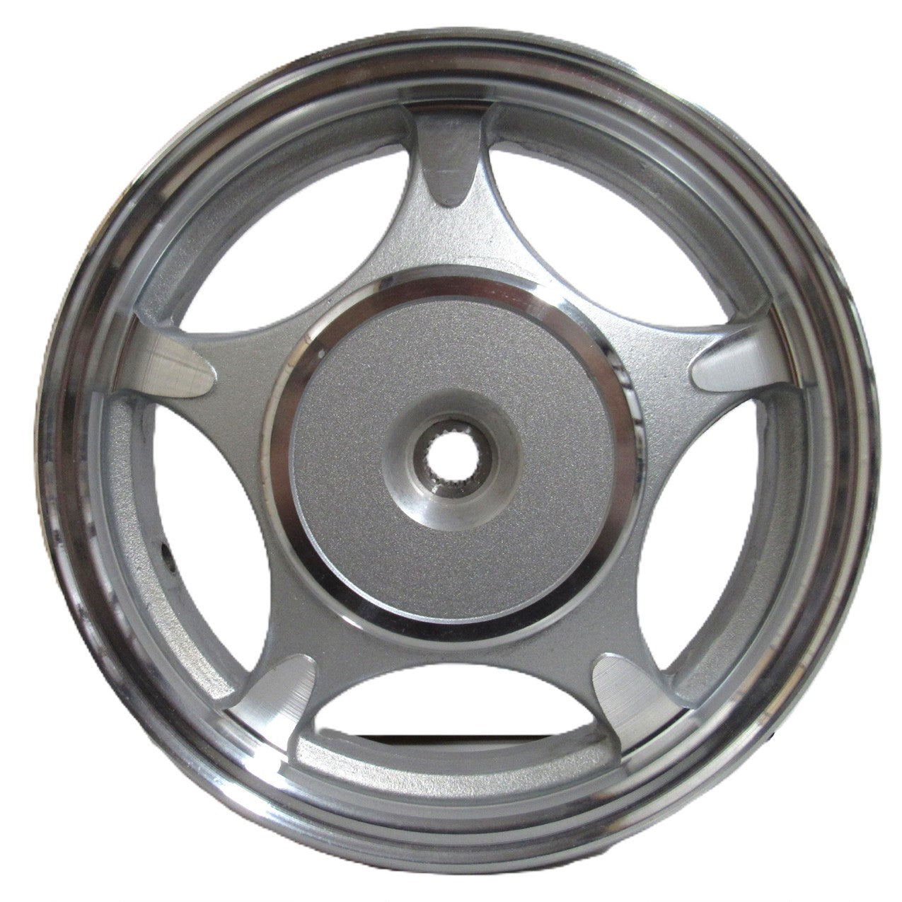 ScootsUSA Select - Wheel Rim (Rear) (2.15x10) Silver - Drum Style - Image 2