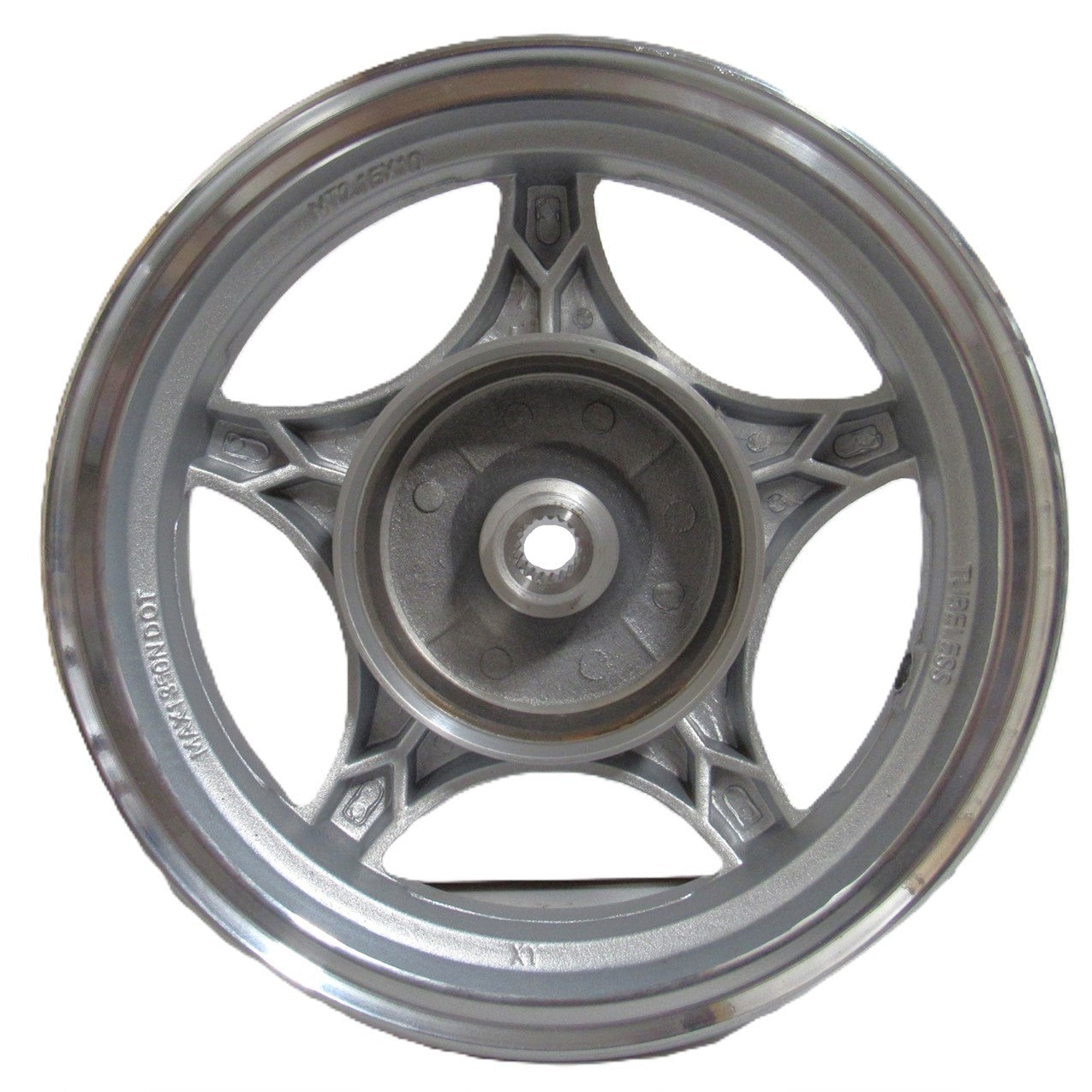 ScootsUSA Select - Wheel Rim (Rear) (2.15x10) Silver - Drum Style - Image 3