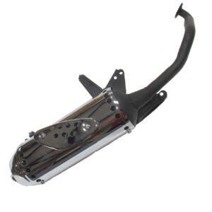 ScootsUSA Select - 50cc Scooter Exhaust for Most 49cc Scooters with GY6-50 Engine