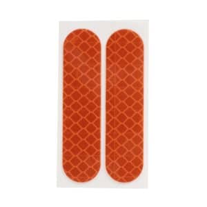 Green Line Front Fork Reflective Decal Pair; Segway Ninebot