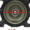 Universal Parts 10" Steel Front Wheel For Drum Brake - Image 4