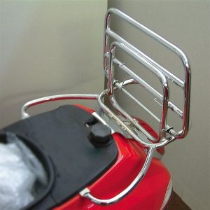 Cuppini Rear Rack (Chrome); Vespa LX