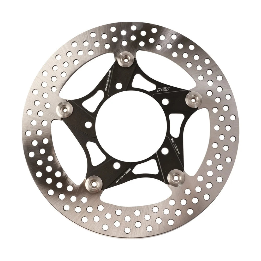 NCY Floated Brake Disc (Black, Stainless, 245mm); Zuma 125